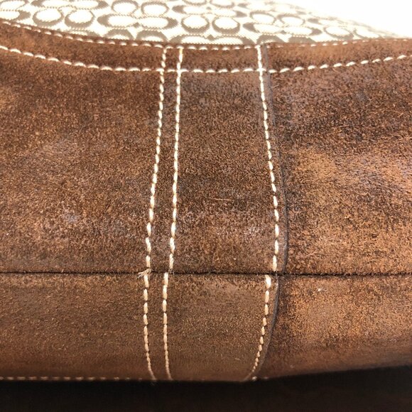 Coach Vintage Signature Large Duffle Shoulder Bag - Picture 11 of 14